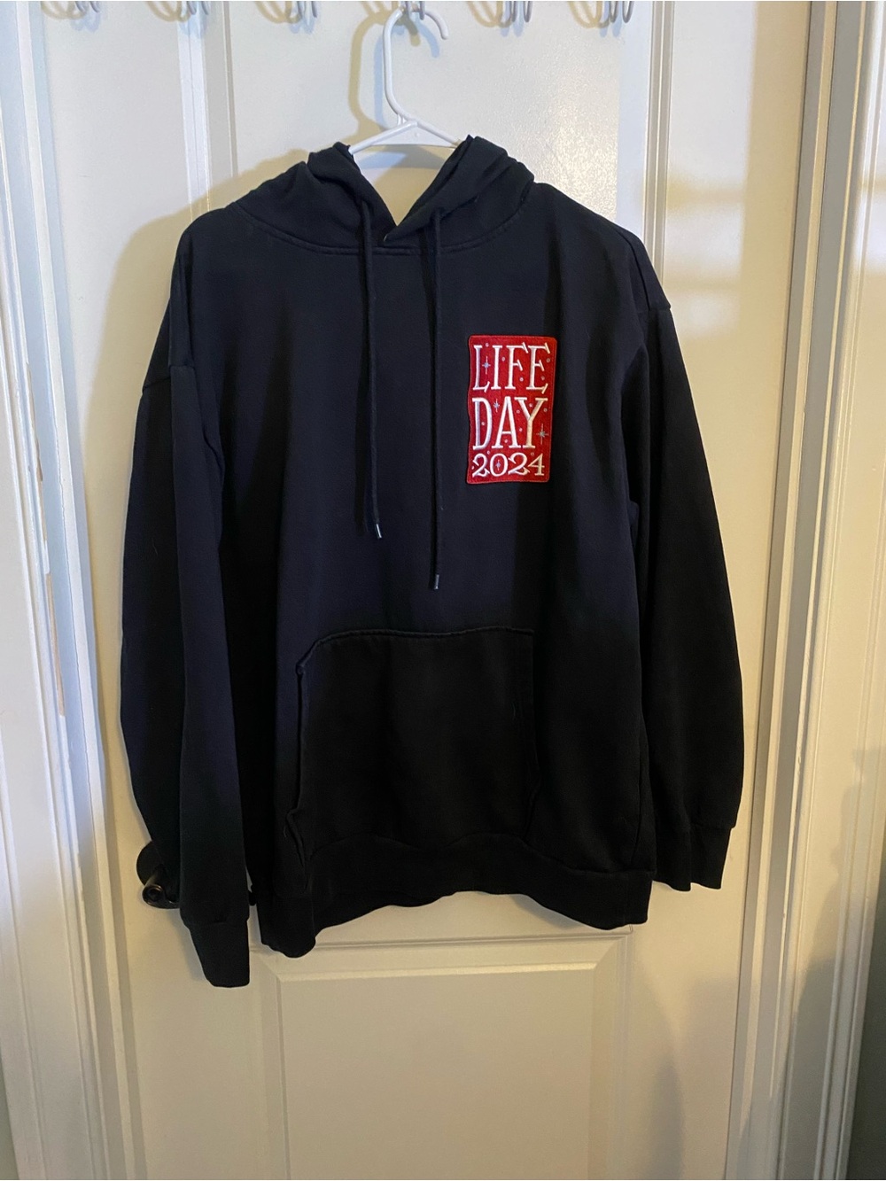 Star Wars Life Day 2024 Black Hooded Sweatshirt